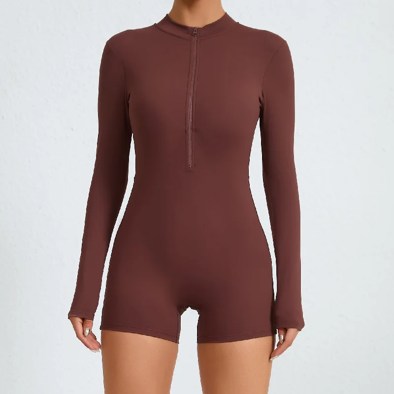 Ultimate Comfort And Style Now At Lower Prices Half-zipper long-sleeved body pants