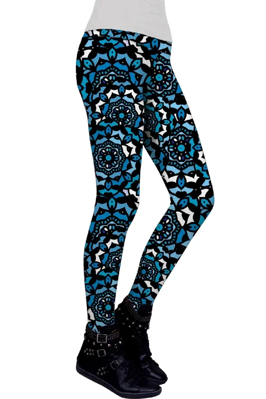 Performance Meets Savings In Our Yoga Wear Sale Little Kaleidoscope Lucy Printed Performance Leggings - Women
