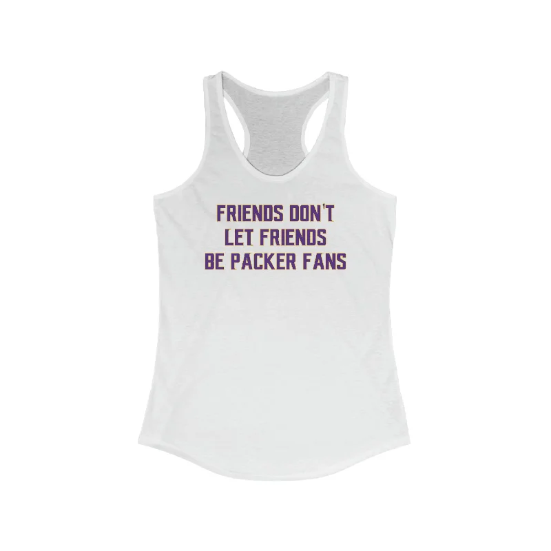 Fashionable Yoga Apparel Now On Sale Ladies Ideal Racerback Tank - Friends Don't Let Friends