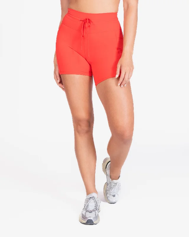 Stretch In Style With Budget-Friendly Yoga Wear Lux Train Shorts II (6 in. inseam) - Heartthrob