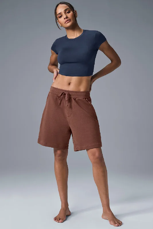 High-Quality Yoga Clothing At Budget-Friendly Prices Chill Short - Chestnut