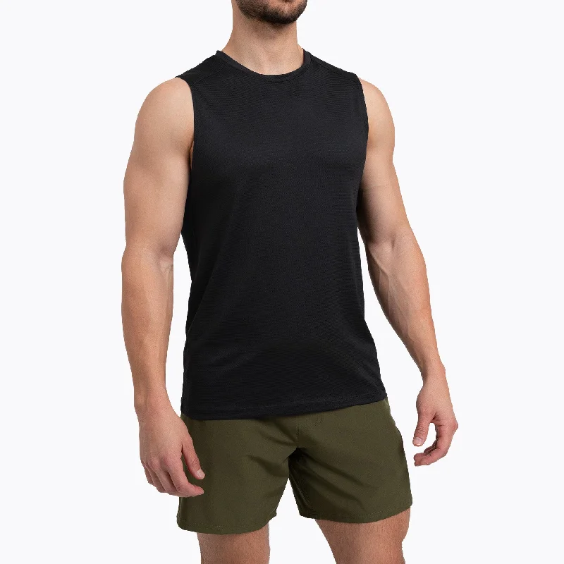 Breathe Easy In Comfortable Yoga Outfits Men's Solis Muscle Tee