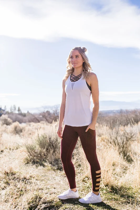 Flex Your Budget With Premium Yoga Clothing Deals Mesh Tank Top in White (XS, S, M, XL) Flex Your Budget With Premium Yoga Clothing Deals Mesh Tank Top in White (XS, S, M, XL)