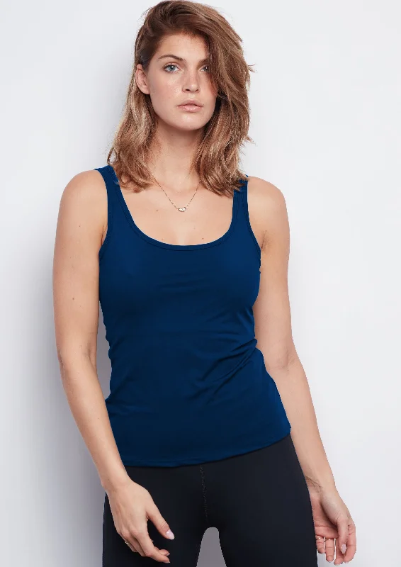 The Best Styles At The Best Prices Navy Sculpt Tank