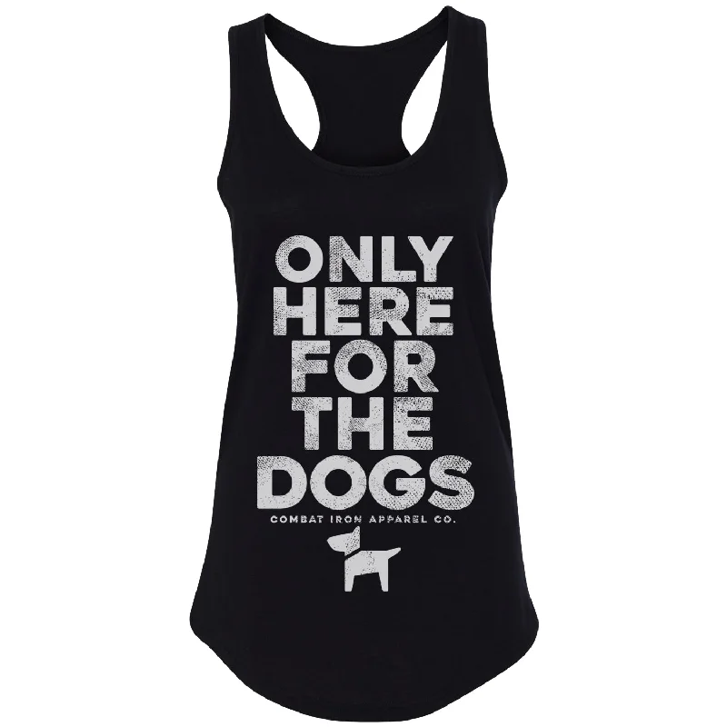 Unbeatable Deals On Breathable Yoga Apparel Only Here For The Dogs Ladies Tank Top