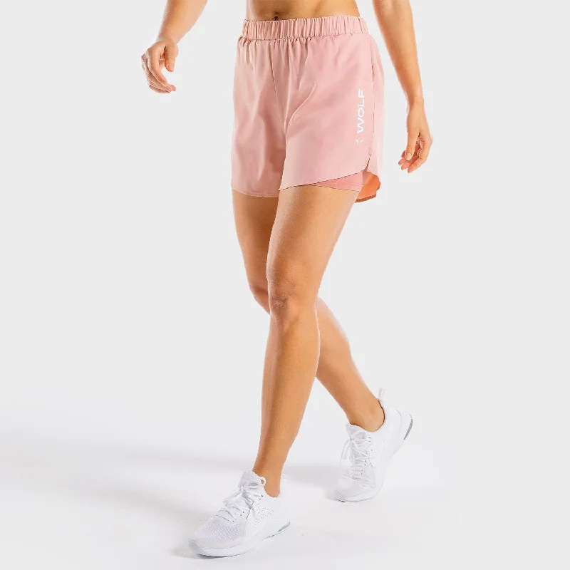 Find Your Perfect Fit With Discounted Yoga Outfits Primal 2-in-1 Shorts - Dusty Pink