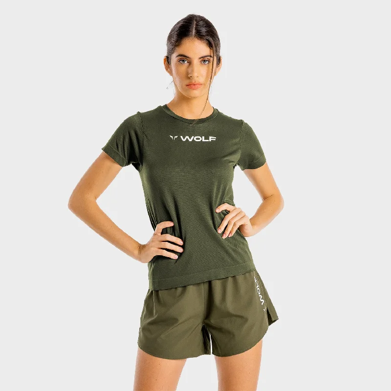 Look And Feel Your Best With Discounted Yoga Clothing Primal Tee - Khaki