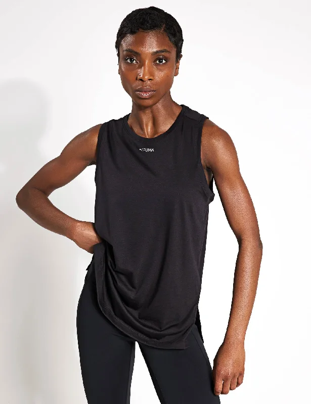 Unmissable Deals On Flexible Yoga Apparel Puma Fit Triblend Training Tank Top - Black