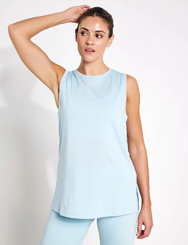 Affordable Activewear Designed For Movement Puma Fit Triblend Training Tank Top - Turquoise Surf