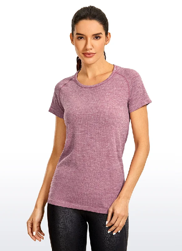 Stretch Your Limits, Not Your Wallet Seamless Raglan Short Sleeves