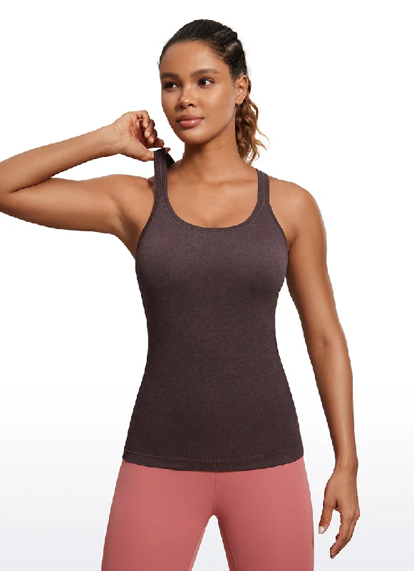 Affordable Activewear Designed For Movement Seamless Ribbed Hip Length Tanks Racerback Affordable Activewear Designed For Movement Seamless Ribbed Hip Length Tanks Racerback