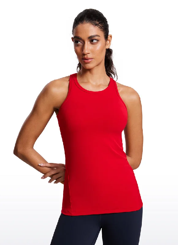 Master Every Pose With Premium Yoga Wear Deals Butterluxe Hip-Length Racerback Tank High Neck Master Every Pose With Premium Yoga Wear Deals Butterluxe Hip-Length Racerback Tank High Neck