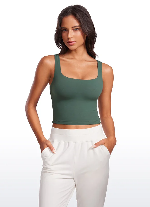 Embrace Comfort With Yoga Wear On Sale Butterluxe Double Lined Square Neck Tank Tops Embrace Comfort With Yoga Wear On Sale Butterluxe Double Lined Square Neck Tank Tops