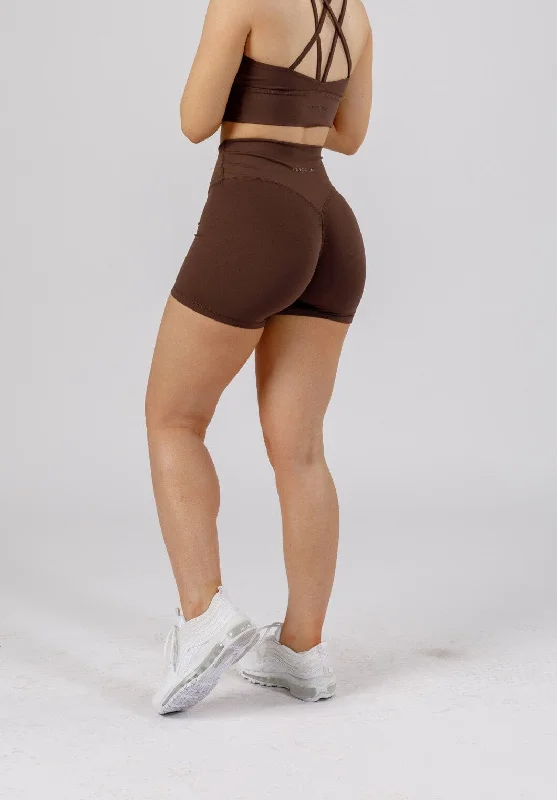 Sweat In Style With Yoga Clothing Discounts RecStretch Original Sculptseam™ Plus Short Walnut