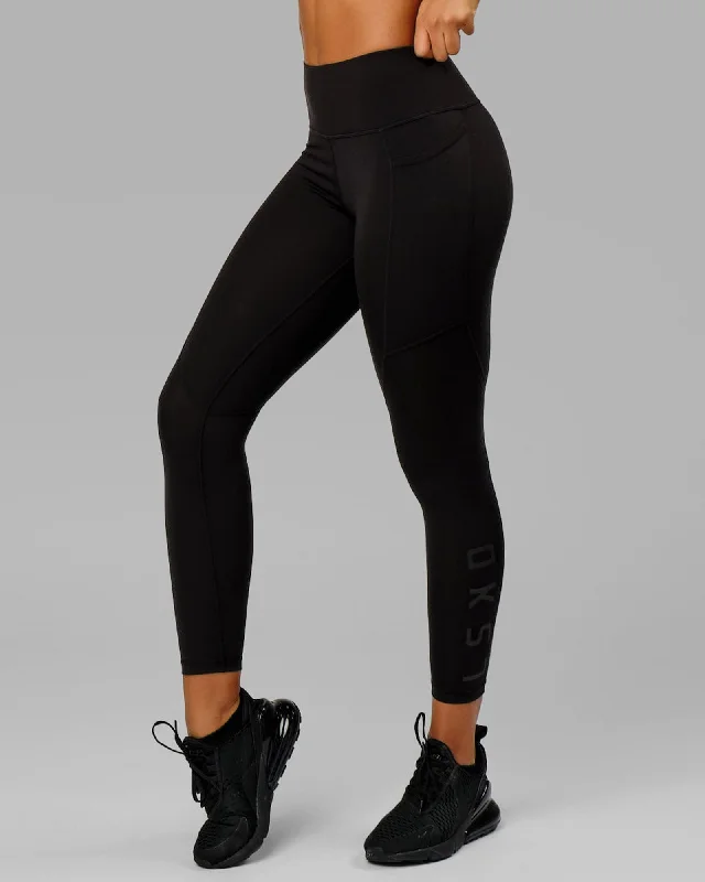 High-Quality Yoga Clothing At Budget-Friendly Prices Rep 7/8 Length Leggings - Black-Black High-Quality Yoga Clothing At Budget-Friendly Prices Rep 7/8 Length Leggings - Black-Black