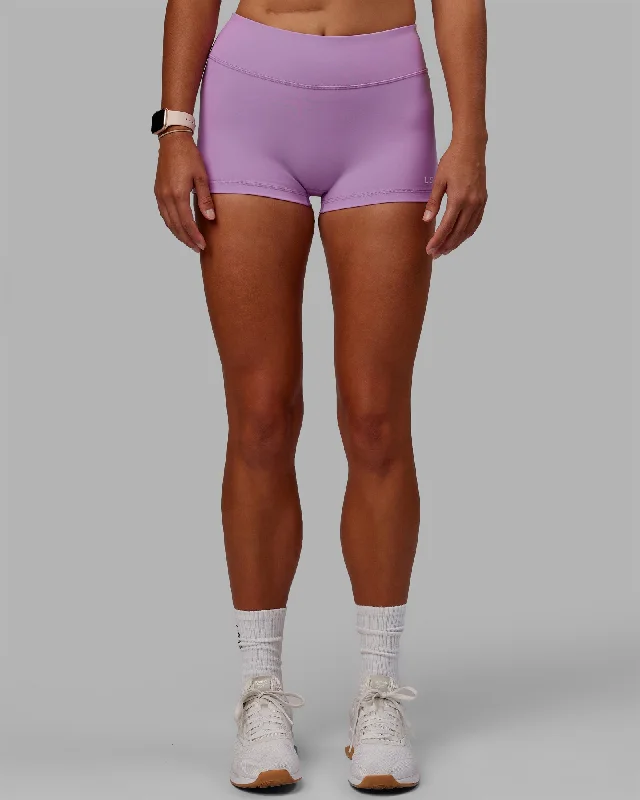 Flow Into Savings With Trendy Yoga Apparel RXD Micro Shorts - Light Violet