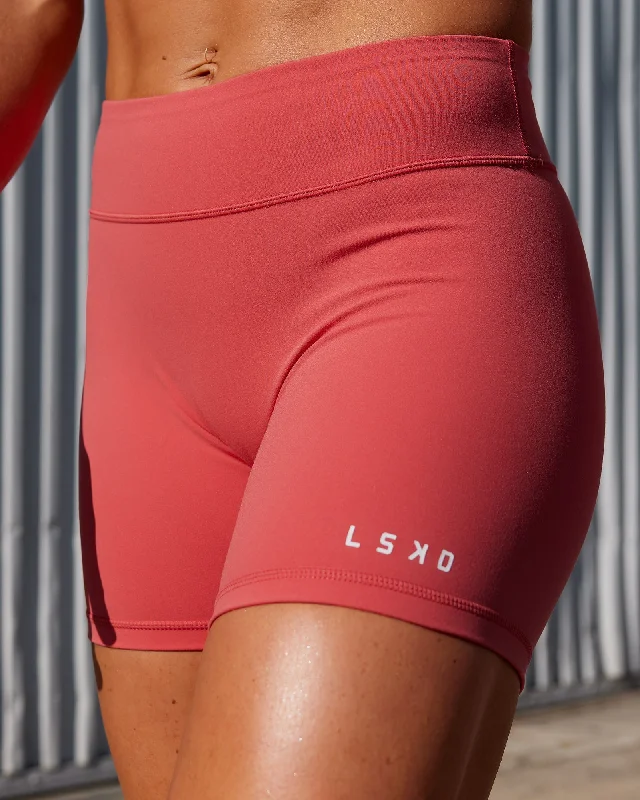 Embrace Comfort With Yoga Wear On Sale RXD Mid-Length Shorts - Mineral Red