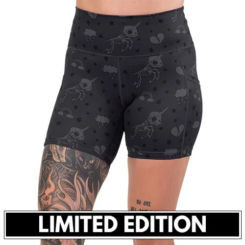 Shop High-Quality Yoga Apparel At Exclusive Discounts Shorts | Unicorn Skulls