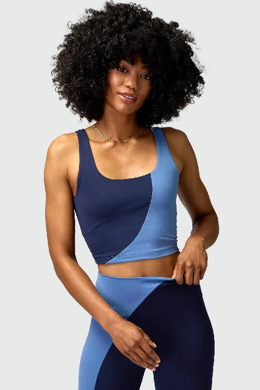 Find Balance In Stylish And Affordable Yoga Wear Indie Color Block Crop Tank