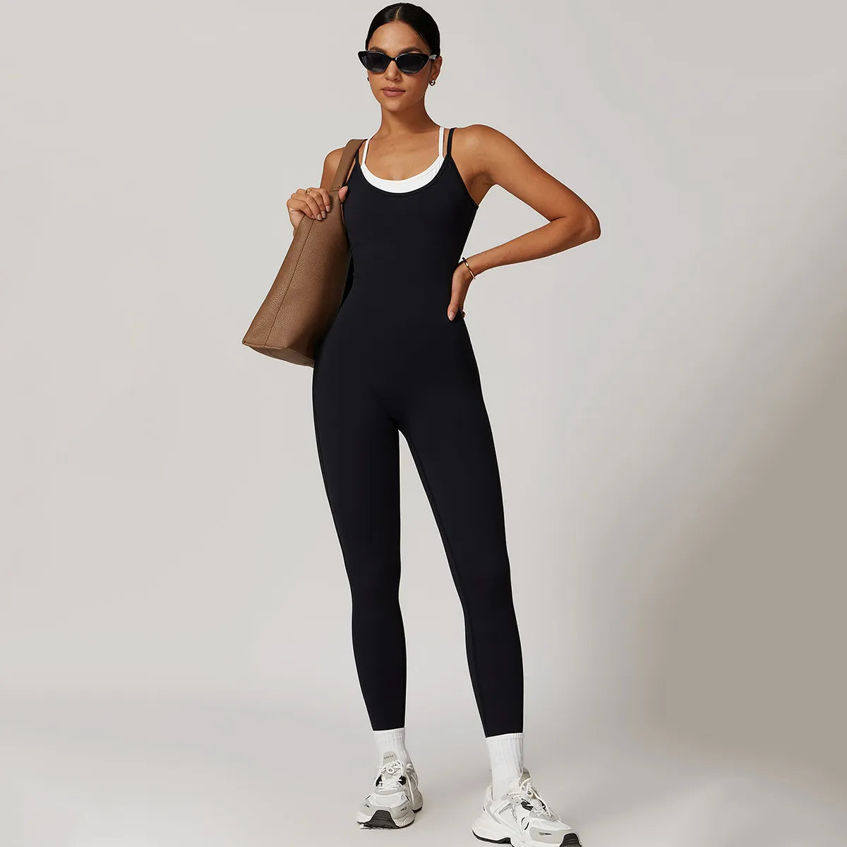 From Warm-Ups To Cooldowns, Shop And Save SPARK Fake Wwo Piece Jumpsuit ZC8843