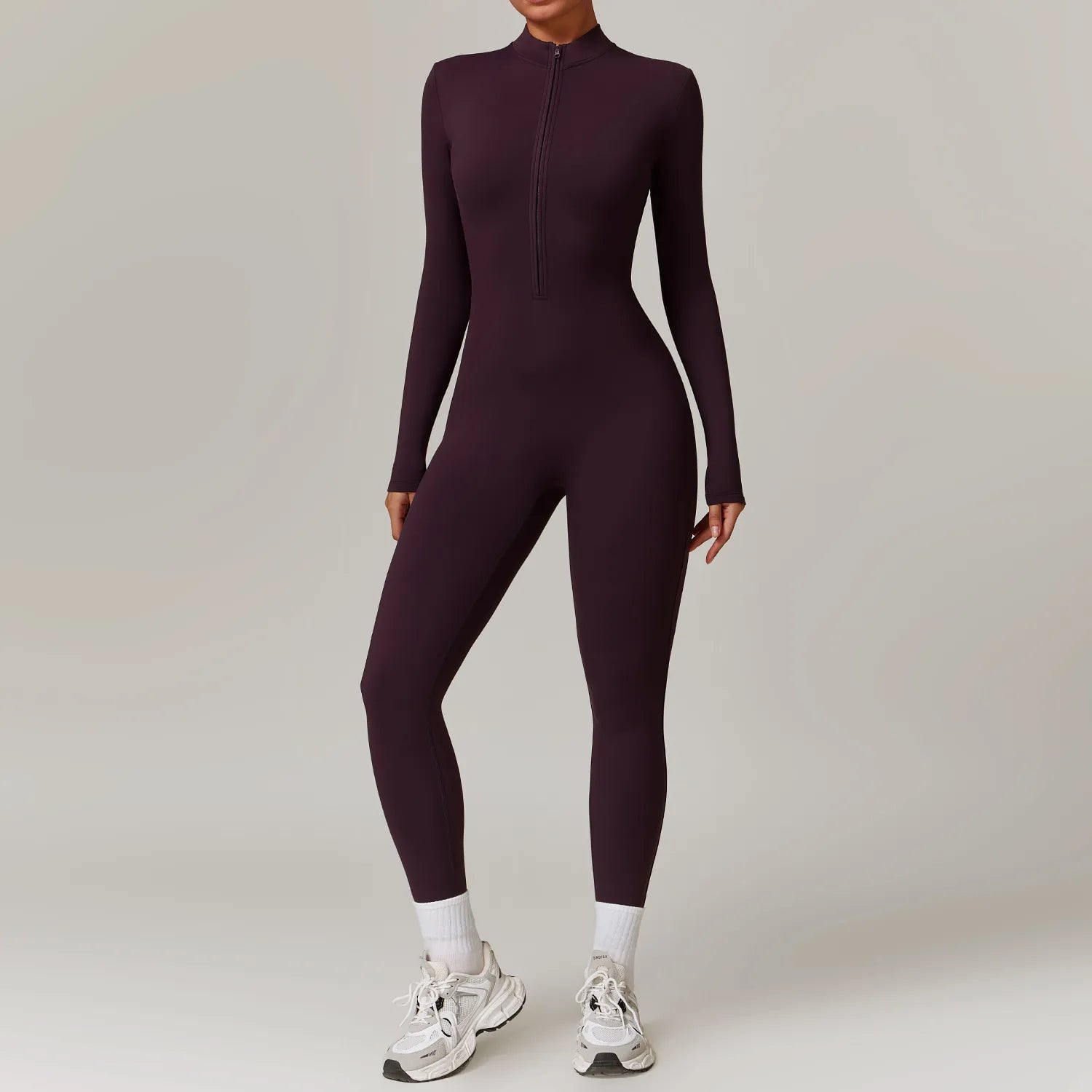 Look And Feel Your Best With Discounted Yoga Clothing SPARK Long Sleeve Warm Jumpsuit ZC8445
