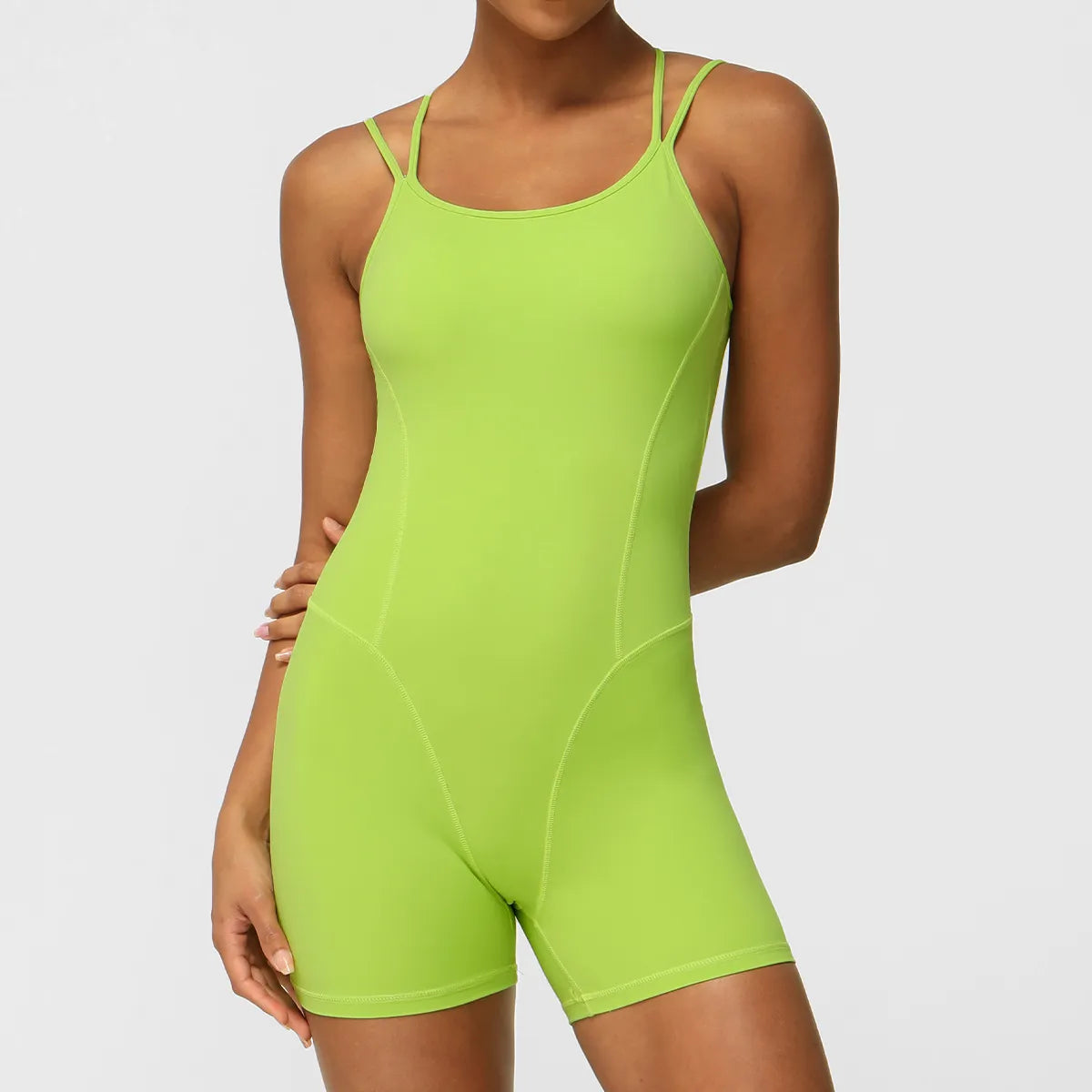Find Your Perfect Fit With Discounted Yoga Outfits SPARK Spaghetti Strap Yoga Jumpsuit SM2350