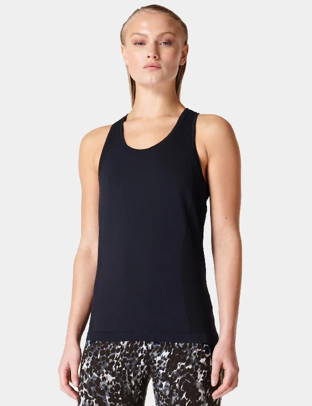 Don't Miss Out On Premium Yoga Wear Deals Athlete Seamless Gym Vest - Black