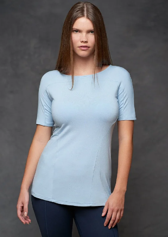 Your Yoga Essentials, Now At Lower Prices Pale Blue Creative Tee [Bamboo]