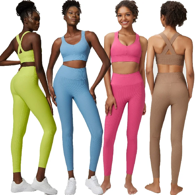 Find Your Perfect Fit With Discounted Yoga Outfits Nude trackless sports yoga wear Two-piece Suit 5 Colors Find Your Perfect Fit With Discounted Yoga Outfits Nude trackless sports yoga wear Two-piece Suit 5 Colors