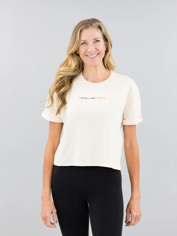 Your Yoga Essentials, Now At Lower Prices CorePower Yoga Rolled Cuff Top