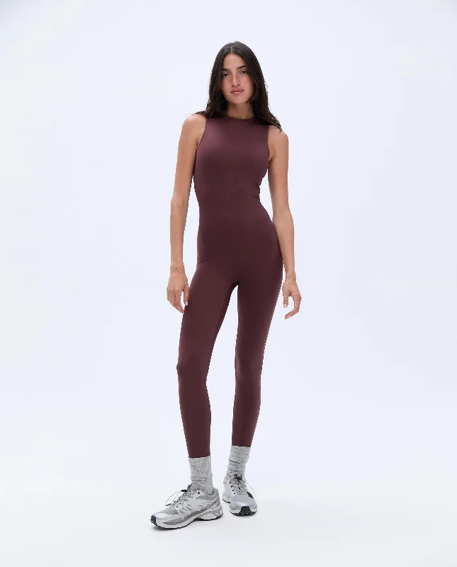 Look Good, Feel Good, And Save Big Ultimate Sleeveless Unitard - Burgundy