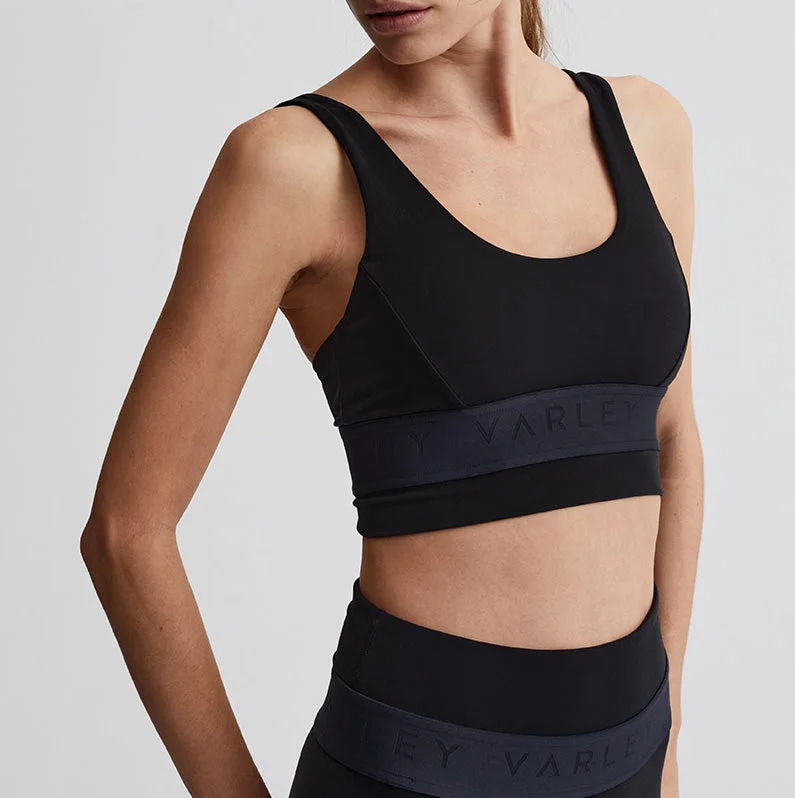 Your Yoga Essentials, Now At Lower Prices Let's Move Dartmouth Bra - Black Logo
