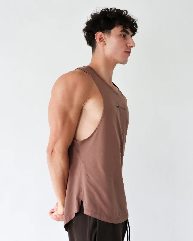 Breathe, Stretch, And Save On Yoga Apparel VITAL TANK TOP - Mocha