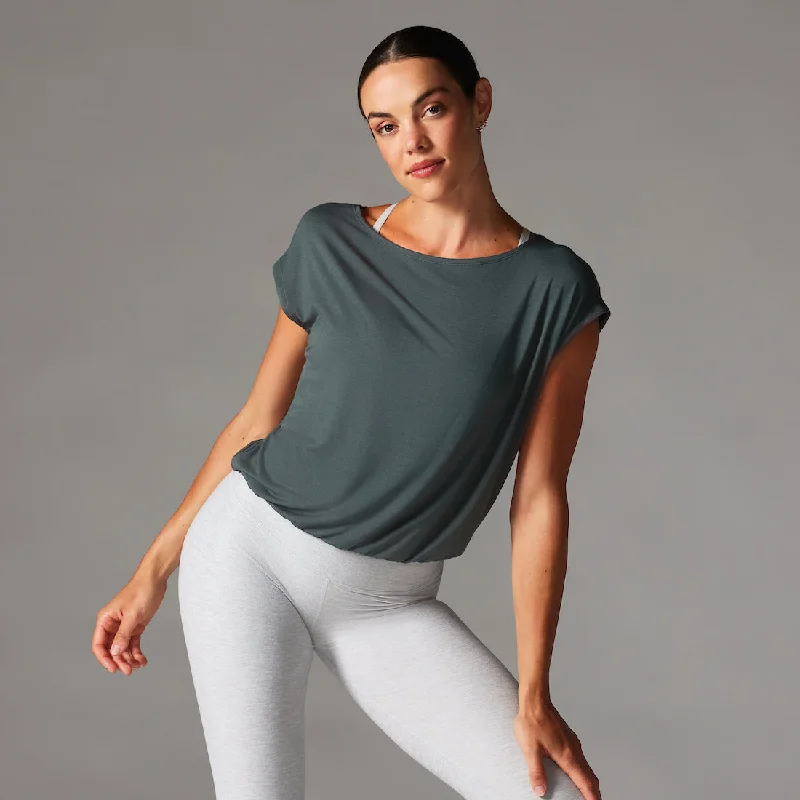 Elevate Your Style And Practice For Less Voyage Boatneck Tee