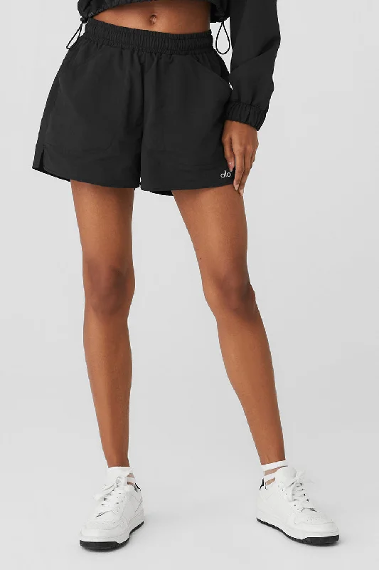 Flex Your Budget With Premium Yoga Clothing Deals Alumni Short - Black