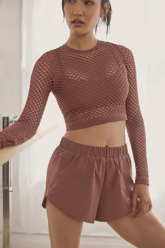 Breathable, Moisture-Wicking, And Budget-Friendly Playmaker Dolphin Short - Chestnut