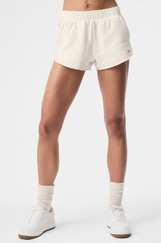 Breathable, Moisture-Wicking, And Budget-Friendly In The Air Dolphin Short - Ivory