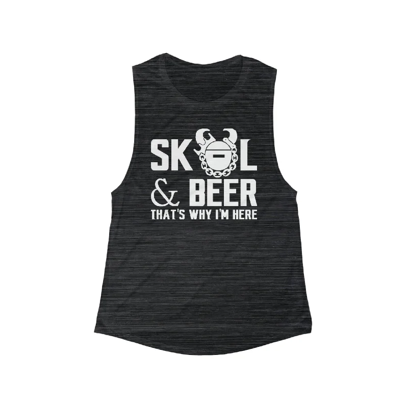 Yoga Wear That Moves With You At Lower Prices Women's Flowy Scoop Muscle Tank - & BEER