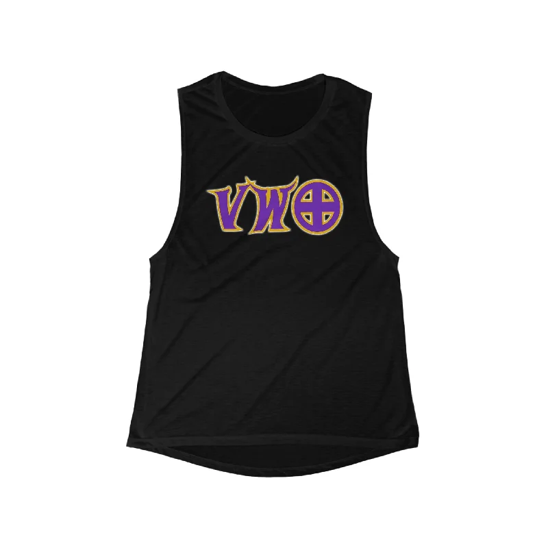 The Best Yoga Clothing At The Best Prices Women's Flowy Scoop Muscle Tank - V-W-O