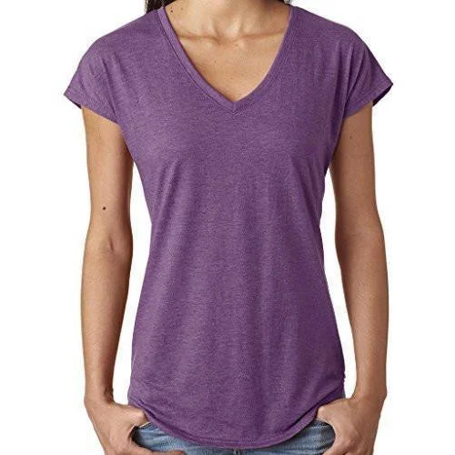 Yoga Wear That Moves With You At Lower Prices Ladies Hot V-neck Tee Shirt