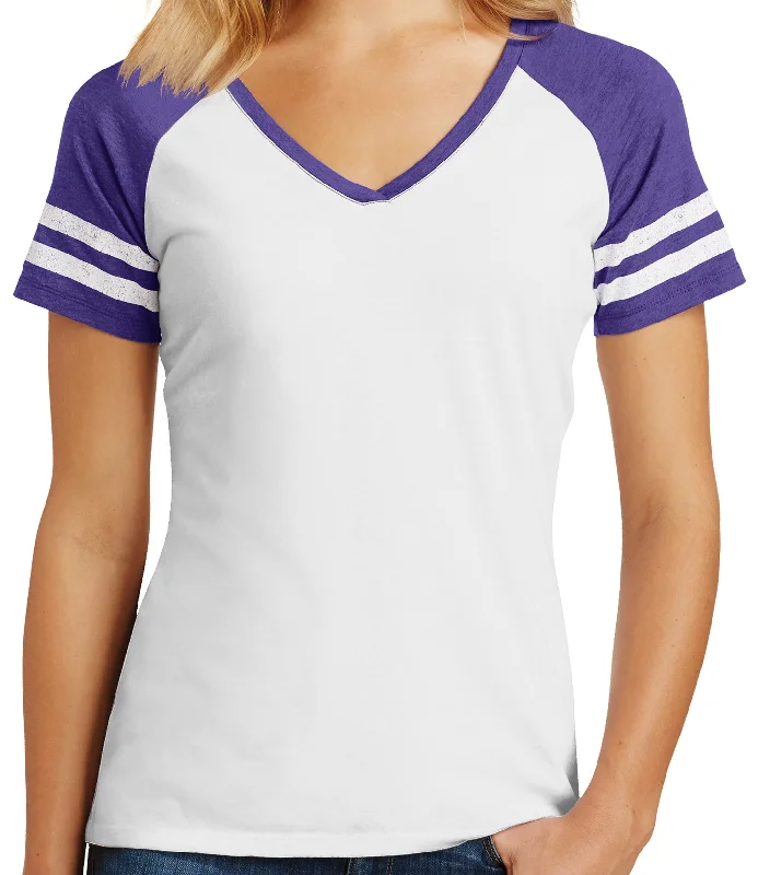 White / Heather Purple