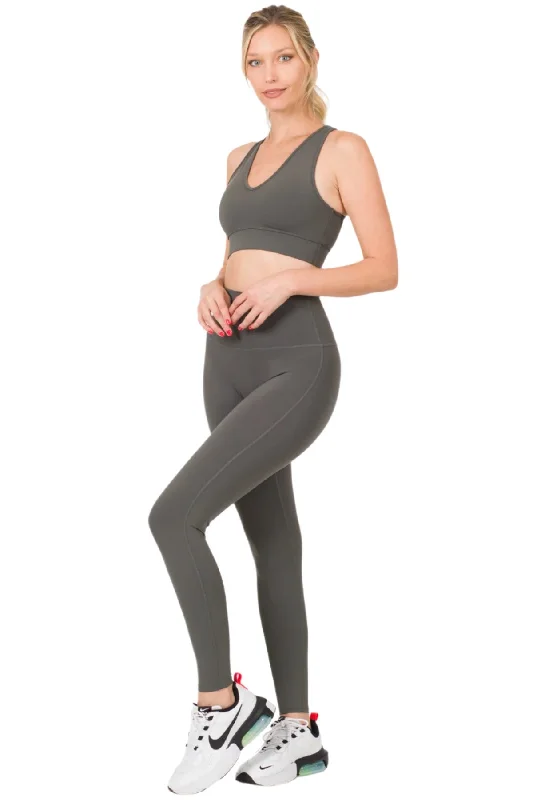 Look Good, Feel Good, And Save Big Zenana Athletic Racerback Set NSTP-6081C5