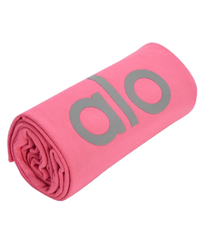 Exclusive Deals On Yoga Mats, Blocks, And Straps Alo Yoga Grounded No-Slip Mat Towel Hot Pink