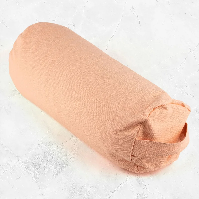 Feel The Difference With Premium Yoga Gear Deals Buckwheat Support Bolster Pillow - Pink