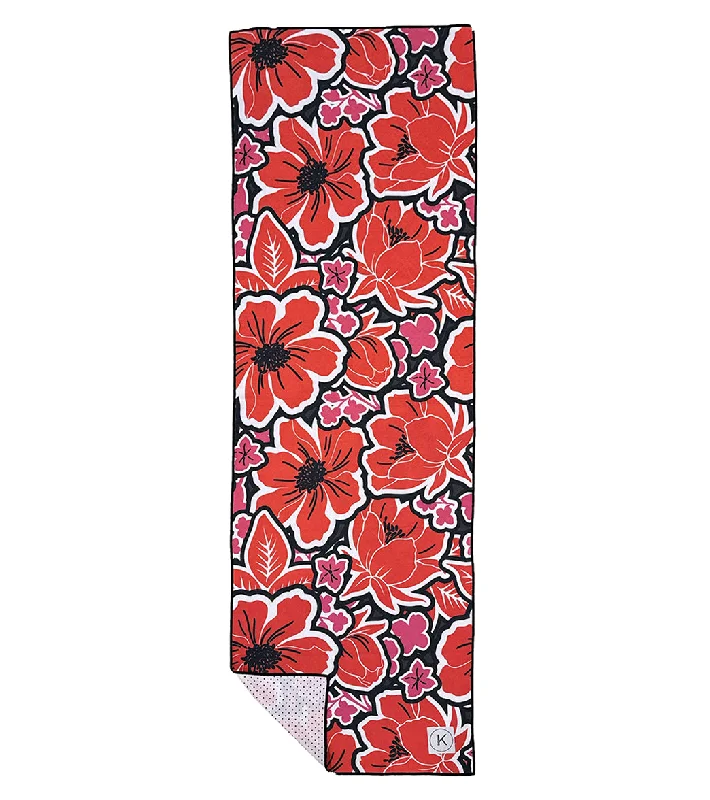 Style And Support For Every Pose At Special Discounts Kaleidoscope Yoga Mat Towel Fiery Fusion