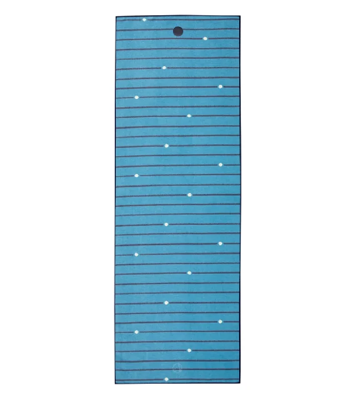 Save Big On The Best Yoga Accessories Manduka Yogitoes+ Repreve® Yoga Mat Towel, 71" Bio Stripe