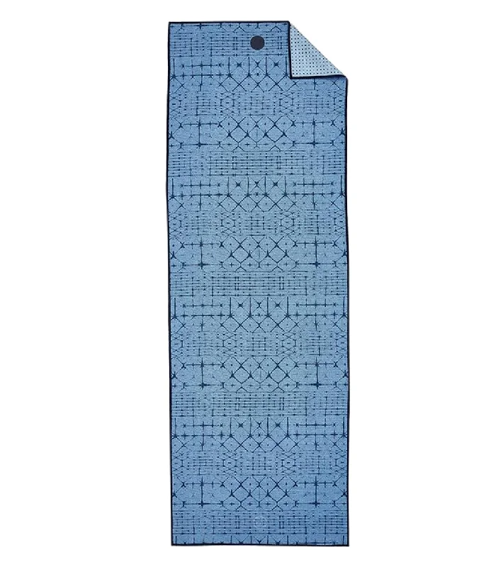 Limited-Stock Sale On Yoga Must-Haves Manduka Yogitoes® Yoga Mat Towel, 71" Star Dye Clear Blue