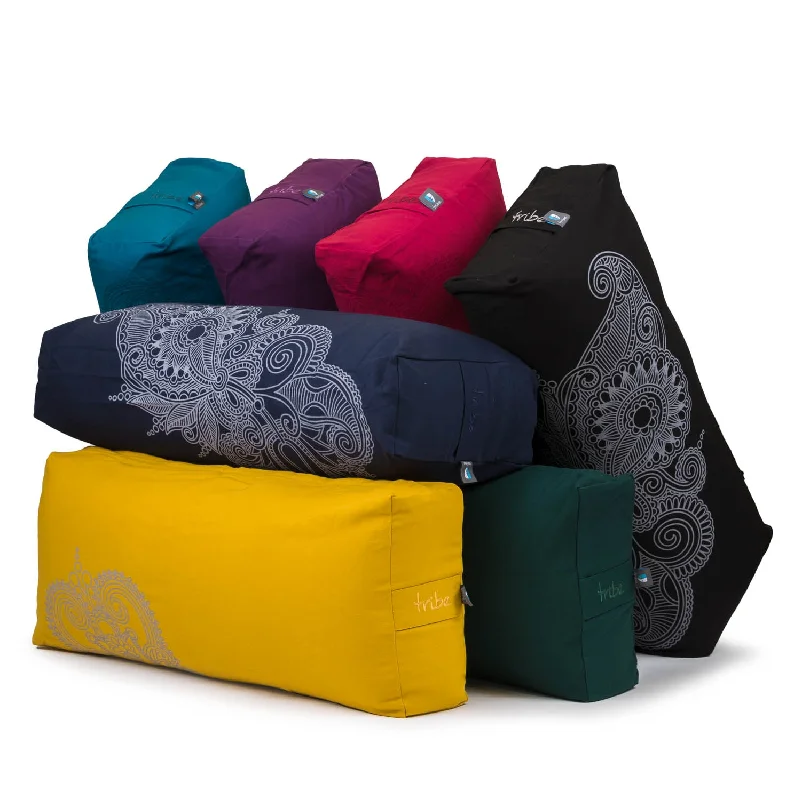 Strengthen Your Practice, Lower Your Costs Rectangular Bolster - Organic Cotton - Henna
