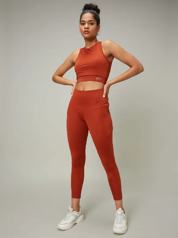 Soft, Stretchy, And Super Affordable Yoga Wear Arabian spice Cross Back Crop Top & Aura Leggings Soft, Stretchy, And Super Affordable Yoga Wear Arabian spice Cross Back Crop Top & Aura Leggings