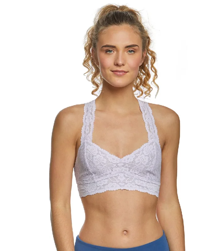 Elevate Your Style And Practice For Less Free People Galloon Lace Racerback Bra Lilac Elevate Your Style And Practice For Less Free People Galloon Lace Racerback Bra Lilac